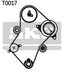 Set distributie curea si pompa apa SKF VKMC 03241