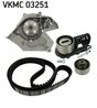 Set distributie curea si pompa apa SKF VKMC 03251
