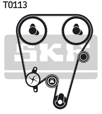 Set distributie curea si pompa apa SKF VKMC 06603