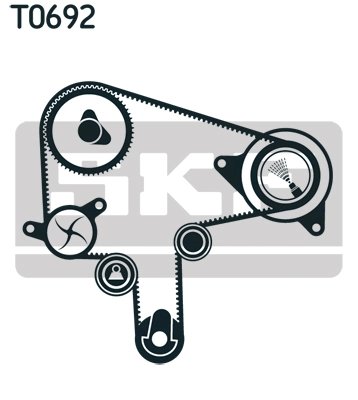Set distributie curea si pompa apa SKF VKMC 94920-1