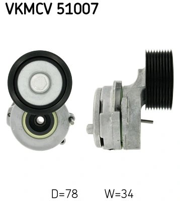 Intinzator curea distributie SKF VKMCV 51007