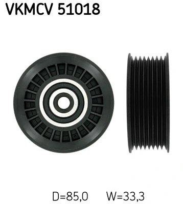 ROLA GHIDARE CUREA TRANSMISIE SKF VKMCV 51018 - Compatibil cu MERCEDES-BENZ
