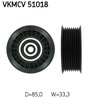 ROLA GHIDARE CUREA TRANSMISIE SKF VKMCV 51018 - Compatibil cu MERCEDES-BENZ