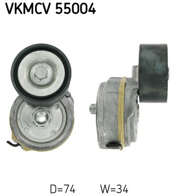 INTINZATOR CUREA DISTRIBUTIE SKF VKMCV 55004 - Compatibil cu ERF, MAN, NEOPLAN, PLAXTON