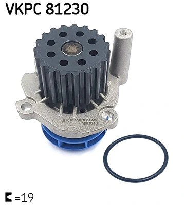POMPA DE APA SKF VKPC 81230 - Compatibil cu AUDI, DODGE, FORD, JEEP, MITSUBISHI, SEAT, SKODA, VW