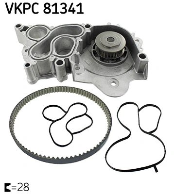 POMPA DE APA SKF VKPC 81341 - Compatibil cu AUDI, SEAT, SKODA, VW