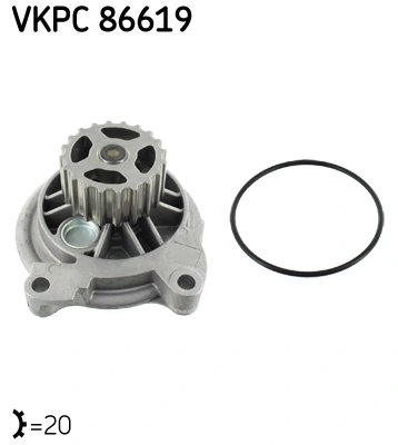 POMPA DE APA SKF VKPC 86619 - Compatibil cu AUDI, VW