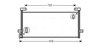 RADIATOR CLIMATIZARE AVA QUALITY COOLING VL5081 - Compatibil cu RENAULT TRUCKS, VOLVO