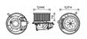 VENTILATOR HABITACLU AVA QUALITY COOLING VN8341 - Compatibil cu AUDI, SEAT, SKODA, VW