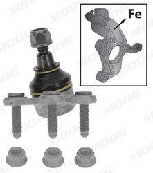 PIVOT MOOG VO-BJ-1860 - Compatibil cu AUDI, SEAT, SKODA, VW