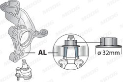 Brat suspensie Moog VO-WP-5009