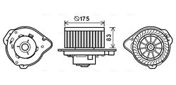 VENTILATOR HABITACLU AVA QUALITY COOLING VO8174 - Compatibil cu VOLVO