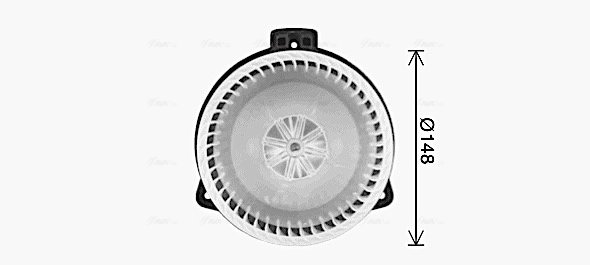 Ventilator habitaclu Ava Quality Cooling VO8306