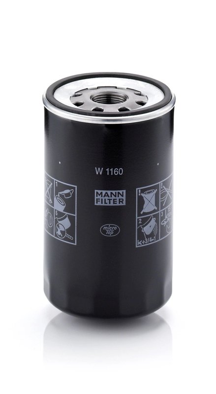 FILTRU ULEI MANN-FILTER W 1160 - Compatibil cu ASKAM, BREDAMENARINIBUS, ERF, GULERYUZ, MAN, MARBUS, NEOPLAN, OPTARE, OTOKAR, SOL