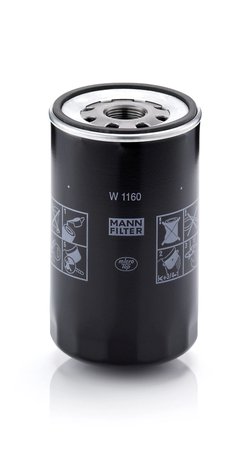 FILTRU ULEI MANN-FILTER W 1160 - Compatibil cu ASKAM, BREDAMENARINIBUS, ERF, GULERYUZ, MAN, MARBUS, NEOPLAN, OPTARE, OTOKAR, SOL