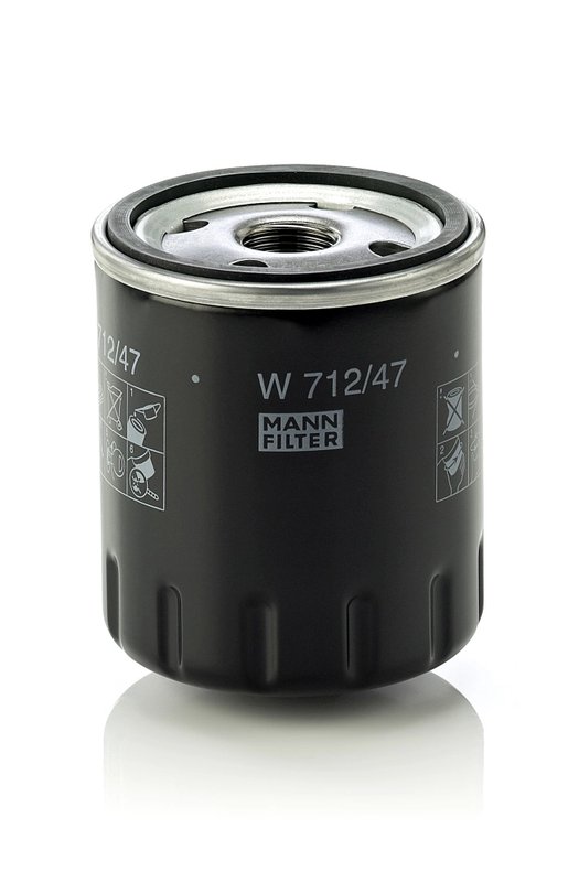 FILTRU ULEI MANN-FILTER W 712/47 - Compatibil cu ALFA ROMEO, ALPINE, DS (CAPSA), FIAT, RENAULT