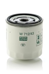 FILTRU ULEI MANN-FILTER W 712/43 - Compatibil cu AUSTIN, CHRYSLER, DACIA, FIAT, FORD, FORD ASIA & OCEANIA, FORD AUSTRALIA, FORD 