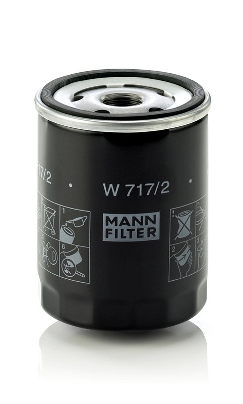 FILTRU ULEI MANN-FILTER W 717/2 - Compatibil cu ABARTH, ALFA ROMEO, FIAT, FSO, LANCIA, PININFARINA