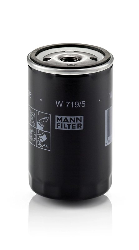 FILTRU ULEI MANN-FILTER W 719/5 - Compatibil cu AUDI, BARKAS, BMW, NSU, PORSCHE, SEAT, TRABANT, VW, WARTBURG