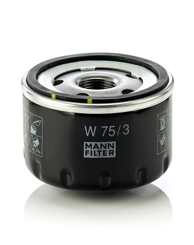 FILTRU ULEI MANN-FILTER W 75/3 - Compatibil cu AIXAM, ALFA ROMEO, ALPINE, ARO, BELARUS, DACIA, GRECAV, JEEP, LADA, LANCIA, LIGIE
