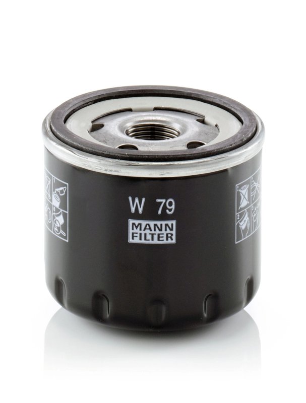 FILTRU ULEI MANN-FILTER W 79 - Compatibil cu ALFA ROMEO, ASHOK LEYLAND, DACIA, FIAT, JEEP, MAHINDRA, NISSAN, OPEL, RENAULT, SMAR