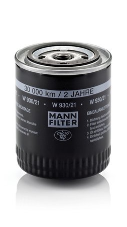 FILTRU ULEI MANN-FILTER W 930/21 - Compatibil cu AUDI, AUDI (FAW), SKODA, VW