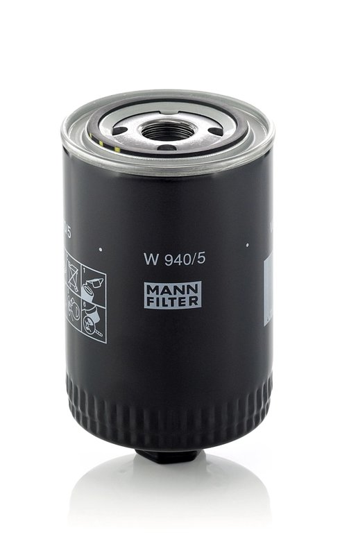 FILTRU ULEI MANN-FILTER W 940/5 - Compatibil cu AGRALE, DEUTZ-FAHR, FENDT, FORD, IVECO, KRAMER, LAMBORGHINI, MAGIRUS-DEUTZ