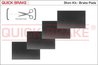 Folie antizgomot, placute de frana (suport) QUICK BRAKE W129
