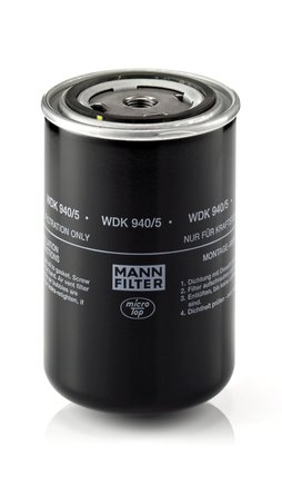 FILTRU COMBUSTIBIL MANN-FILTER WDK 940/5 - Compatibil cu DAF, NEOPLAN, SOLARIS