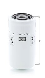 FILTRU HIDRAULIC CUTIE DE VITEZE AUTOMATA MANN-FILTER WH 10 001 - Piesa auto compatibila cu mai multe marci