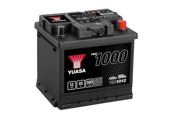 BATERIE DE PORNIRE YUASA YBX1012 - Compatibil cu ALFA ROMEO, BMW, CITROEN, DACIA, FIAT, FORD, HYUNDAI, KIA, LANCIA, MAZDA, MG, P