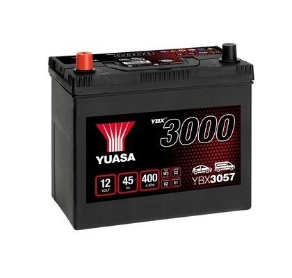 BATERIE DE PORNIRE YUASA YBX3057 - Compatibil cu ASTON MARTIN, BEDFORD, CHERY, DAIHATSU, GEELY, GME, HONDA, HYUNDAI, MAHINDRA, M