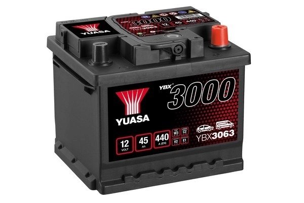 BATERIE DE PORNIRE YUASA YBX3063 - Compatibil cu ALFA ROMEO, ANADOL, AUDI, AUSTIN, BEDFORD, BMW, CHEVROLET, CITROEN, DACIA, DAEW