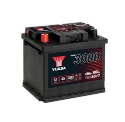BATERIE DE PORNIRE YUASA YBX3077 - Compatibil cu ALFA ROMEO, ARO, AUSTIN, AUTOBIANCHI, BARKAS, CITROEN, DACIA, FIAT, FSO, HYUNDA