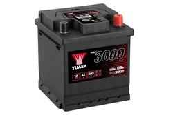 BATERIE DE PORNIRE YUASA YBX3202 - Compatibil cu AIXAM, AUTOBIANCHI, CHEVROLET, CITROEN, FIAT, GRECAV, INNOCENTI, LANCIA, LEXUS,