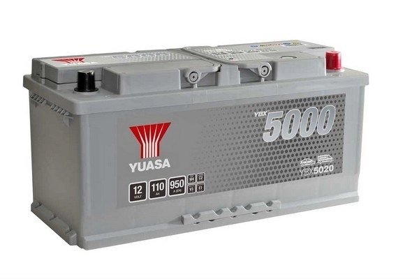 BATERIE DE PORNIRE YUASA YBX5020 - Compatibil cu ALPINA, AUDI, BMW, CITROEN, DFSK, FIAT, HYUNDAI, INFINITI, IVECO, KIA, LAND ROV