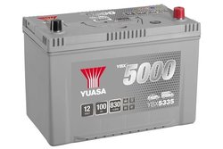 BATERIE DE PORNIRE YUASA YBX5335 - Compatibil cu BASAK, BCS, BHARATBENZ, CARRARO, CASE IH, CHRYSLER, CITROEN, CLAAS, DAEWOO, DAI