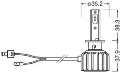 Bec, far faza lunga Osram 64150DWNB-2HFB