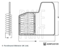 Filtru aer Blue Print ADBP220109