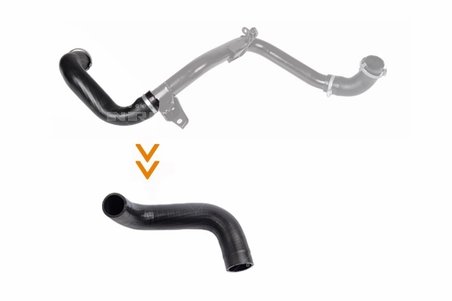 FURTUN INTERCOOLER/TURBO NRF 166204 - Compatibil cu FORD, VOLVO