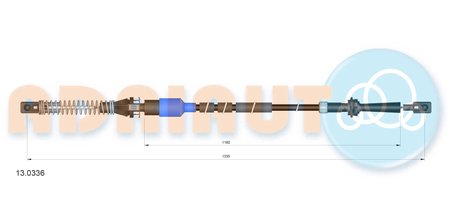CABLU ACCELERATIE ADRIAUTO 13.0336 - Piesa auto compatibila cu mai multe marci