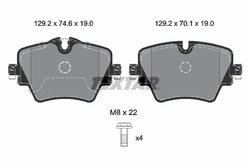 Set placute frana Textar 2561705