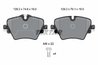 Set placute frana Textar 2561705