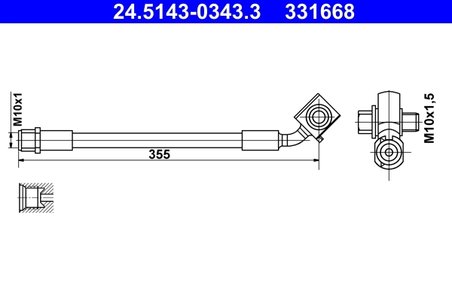 Furtun frana ATE 24.5143-0343.3