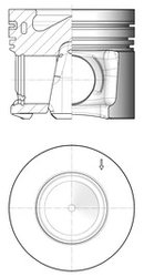 Piston Kolbenschmidt 41268610