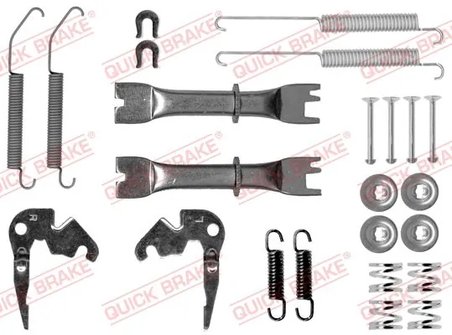 SET ACCESORII SABOTI FRANA QUICK BRAKE 105-0033S - Compatibil cu CITROEN, MITSUBISHI, PEUGEOT