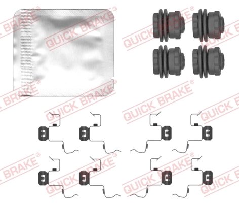 SET ACCESORII PLACUTE FRANA QUICK BRAKE 109-0156 - Compatibil cu CITROEN, DS, MAZDA, MERCEDES-BENZ, OPEL, PEUGEOT, TOYOTA, VAUXH