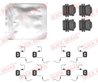 SET ACCESORII PLACUTE FRANA QUICK BRAKE 109-0156 - Compatibil cu CITROEN, DS, MAZDA, MERCEDES-BENZ, OPEL, PEUGEOT, TOYOTA, VAUXH