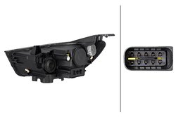 FAR HELLA 1EG 354 862-011 - Compatibil cu OPEL