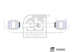 Bieleta stabilizator Febi Bilstein 183040